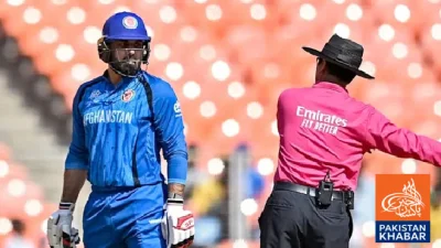 محمد نبی پر آئی سی سی کی کارروائی، جنوبی افریقہ کے خلاف میچ میں ضابطہ اخلاق کی خلاف ورزی